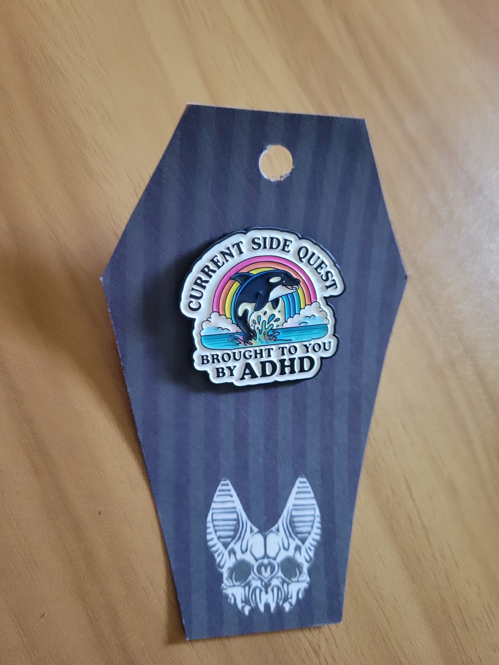👻BUY 1 GET 1 FREE👻Current Side Quest Brought To You By ADHD Enamel Pin